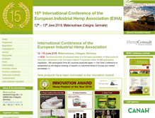 Tablet Screenshot of eiha-conference.org